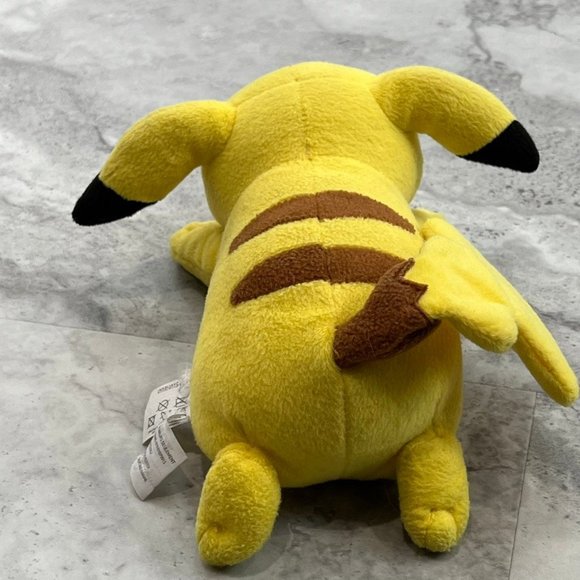 Pokemon Pikachu Sleeping Laying Plush Toy Stuffed Animal Tomy C - Picture 4 of 10